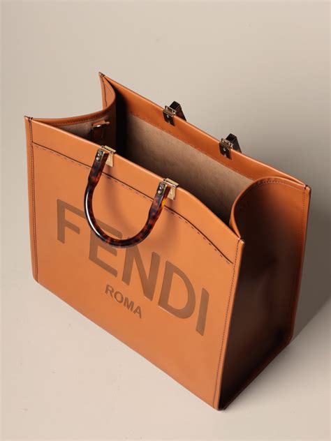 fendi roma leather bag|Fendi roma bag tote.